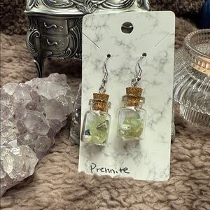 Prennite Green Bottle Earrings
